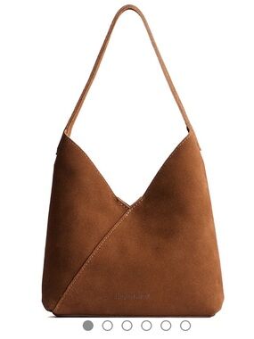 NWT Portland Leather Naomi Shoulder Bag in Jackson Suede